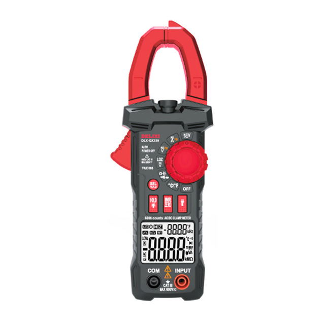 Delixi DHFDE66A Digital Clamp Meter Multimeter High-Precision Automatic Digital Display Ammeter Electrician AC/DC 1000A