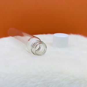 Tubes en verre transparents de 125 mm pour pré-rouleaux, sans BPA, de qualité alimentaire, avec bouchon à vis - Product Image 4