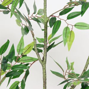 Arbre artificiel Banyan Dream Castle 100cm-200cm, plante d'intérieur, tissu en soie douce, verdure décorative - Product Image 2