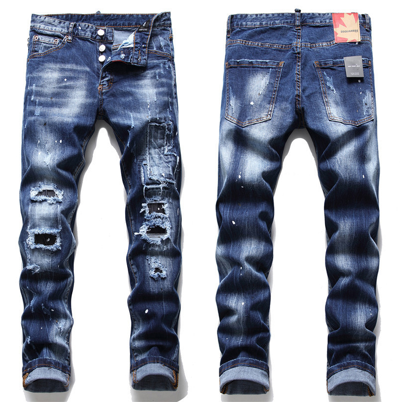 pantalones hombres rotos - Gran venta