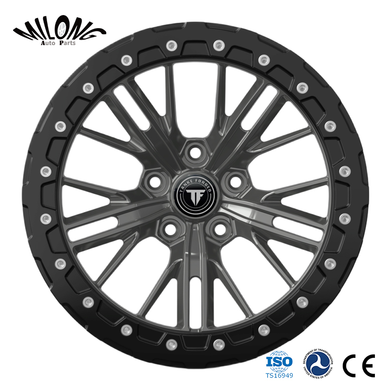 Dark Graphite Metallic outer ring glossy black
