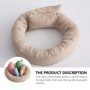 Accesorios <span class=keywords><strong>de</strong></span> fotografía recién nacido Ultra-Soft Baby Donut Posing Pillows Professional Baby Photo Props Set - Product Image 6