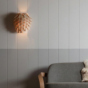 Handmade Wood Veneer Wall <b>Lamp</b> 39cm X 39cm E27 LED Light Source For <b>Study</b> Hotel Tea Room Restaurant - Product Image 1