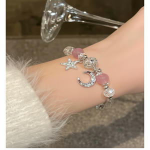 Vendita calda in stile coreano braccialetti di perline per ragazze Trending braccialetti in lega di pietra all'ingrosso per occasioni di anniversario - Product Image 1