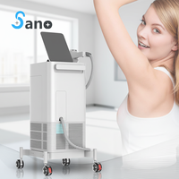 Nouveau design salon de beauté super équipement professionnel laser à diode verticale 3000w 808 épilation au laser à diode