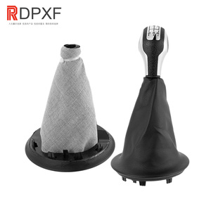 Pomo de Palanca de Cambios con Funda de Cuero para <span class=keywords><strong>Citroen</strong></span> <span class=keywords><strong>Berlingo</strong></span> III MK3 Peugeot Partner 2008 en adelante, Funda de Cuero para Palanca de Cambios, Resistente al Óxido - Product Image 2