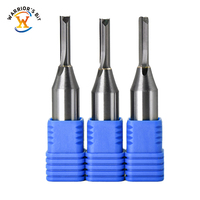 Fraise droite en carbure TCT 2 dents de haute qualité et haute précision pour CNC, 1/2 pouce, pour le travail du bois