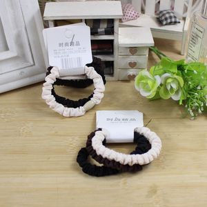 Coleteros de tela de alta elasticidad estilo coreano, juego de 3 piezas, accesorio para el cabello de uso diario - Product Image 3