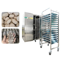 Congélateur à soufflage commercial à 30 plateaux grand refroidisseur vertical à température unique pour refroidissement à l'air de la viande et des fruits de mer congelés