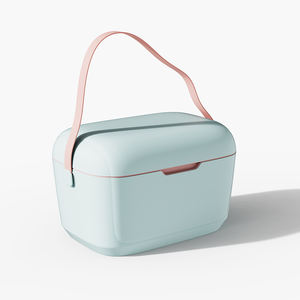 Glacière isotherme portable en plastique 12L, résistante à l'eau, de qualité alimentaire, avec panneau solaire, pour le camping - Product Image 1