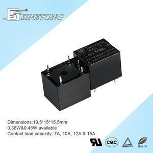 Relais de puissance industriels miniatures SINETONG 973-24VDC pour circuits imprimés, 15A SPST SPDT, étanches, haute puissance, contact de charge, 4 broches, électroniques - Product Image 5