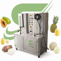 Industriële automatische pneumatische hoogproductieve fruit- en groenteschilmachine voor wintermeloen, pompoen, watermeloen, kokosnoot en taro
