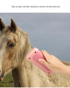 KingHon di buona qualità capelli di cavallo rimuovere spazzola raschietto sudore personalizzato pettine al <span class=keywords><strong>Curry</strong></span> per la toelettatura - Product Image 5