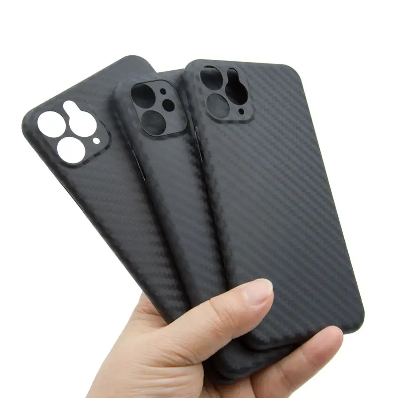 Novo estilo 2020 minimalista fibra de carbono real para o caso do iphone, capa traseira anti-choque de fibra de carbono, para iphone 11