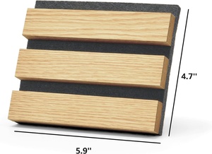 Boîte <span class=keywords><strong>de</strong></span> 12 échantillons <span class=keywords><strong>de</strong></span> couleur Panneaux acoustiques à lattes en <span class=keywords><strong>bois</strong></span> Panneaux muraux insonorisés pour hôtel et villa Capacité <span class=keywords><strong>de</strong></span> solution <span class=keywords><strong>de</strong></span> conception graphique - Product Image 3