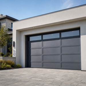 Porte de <span class=keywords><strong>garage</strong></span> motorisée en aluminium DMJ-CK005, couleur personnalisable, pour cour et <span class=keywords><strong>garage</strong></span> - Product Image 1