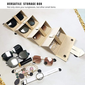 Sunglasses Organizer Travel <b>Glasses</b> Case Multiple Pairs Eyeglasses Storage Box Hanging Eyewear Holder - Product Image 6