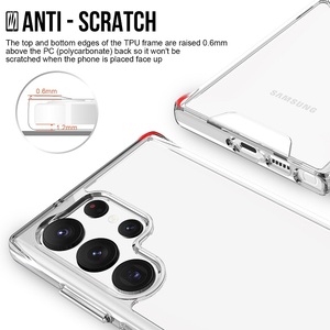 <span class=keywords><strong>Funda</strong></span> transparente de acrílico duro <span class=keywords><strong>para</strong></span> <span class=keywords><strong>Samsung</strong></span> Galaxy S23 <span class=keywords><strong>Ultra</strong></span> 5G, carcasa trasera transparente con botón de Metal - Product Image 6