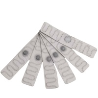 Étiquettes de lessive uhf RFID longue portée, étiquette étanche et pas cher, en lin, flexible et lavable pour linge