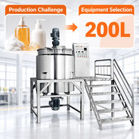 Imberson 200L Cuve de mélange liquide pour shampoing et savon, Unité homogénéisatrice à cisaillement élevé