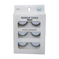 Boîte à cils pliable en carton blanc personnalisée JM-006, emballage en papier pour boîte à cils