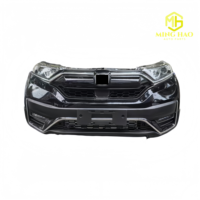 Version Sport de Haute Qualité 2022 pour Honda CRV - Pare-chocs Avant et Arrière avec Grille, Ventilateur de Radiateur, Phares LED, Feux Antibrouillard, Kit Carrosserie