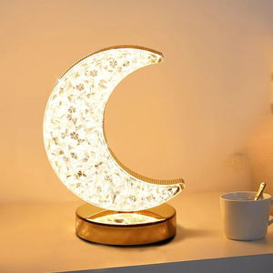Luz Ambiental LED Tricolor con Atenuación Táctil, Decoración Navideña Nocturna con Atmósfera de Luna y Estrellas para Mesa de Noche, Venta al Por Mayor - Product Image 6
