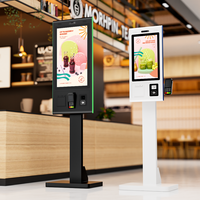 Terminal de Autoservicio con Soporte de Piso de 18.5", 21.5", 24" y 32", SDK, Pantalla Táctil de 10 Puntos, Reconocimiento Facial, Pago en Exteriores