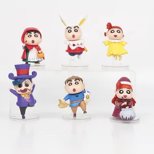 Tokoh Anime lucu Crayon shan-chan dongeng untuk koleksi mainan Model dekorasi