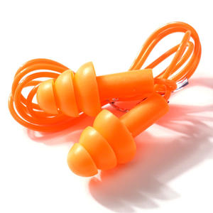 واقي صوت النوم القابل لإعادة الاستخدام EN352 سيليكون آمن قابل لإعادة الاستخدام سدادة أذن حبال لمكان العمل - Product Image 3