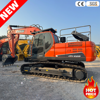 Offre Spéciale – Excavatrice sur Chenilles d'Occasion Doosan DX225LCA 23 Tonnes, d'Origine Coréenne, Diesel Hydraulique, Excellent État, en Stock, FOB
