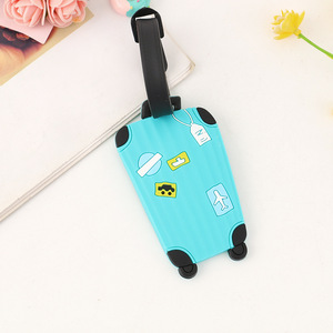 Thẻ hành lý bằng silicon PVC in logo tùy chỉnh, quảng cáo, chống thấm nước, bền, chất liệu cao su - Product Image 2