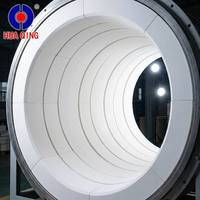 Brique réfractaire en alumine haute réfractarité Huaqing Al2O3 65%-85% CCS 100MPa Choc thermique 15 fois Densité apparente 3.15 Découpe