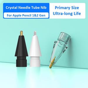 Plumillas de <span class=keywords><strong>repuesto</strong></span> de tamaño Original, punta de Metal transparente personalizada, OEM, para <span class=keywords><strong>Apple</strong></span> <span class=keywords><strong>Pencil</strong></span> 1 y <span class=keywords><strong>2</strong></span> Gen - Product Image 4