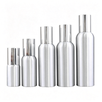 Flacon pulvérisateur de parfum en aluminium personnalisé 30ml 60ml, flacon de parfum en aluminium avec pompe en aluminium, flacon cosmétique en aluminium