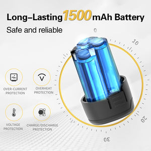 Perceuse sans fil 12V pour le <span class=keywords><strong>bricolage</strong></span> à domicile, assemblage de meubles, perçage du <span class=keywords><strong>bois</strong></span>, du métal et du plastique, kit d'outils électriques tout-en-un - Product Image 4