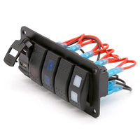 4 Ang 12/24 Vaterateratera prueba de agua arine ococker Witch ococanel con onnecting INE ine