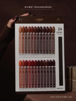 Vente flash, couleurs moka, art des ongles professionnel, série rouge, 24 couleurs, ensemble de gel pour ongles, salon de manucure, gel UV non toxique