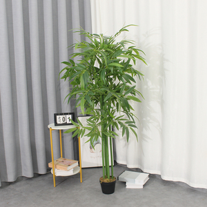 Arbre de Bambou Artificiel Faux Bambou Plantes Bonsaï pour Maison Jardin Supermarché Décoration - Product Image 2