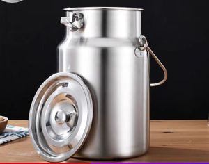 Jarra Pequeña de Acero Inoxidable para Leche y Aceite con Asa Gruesa, Diseño Ecológico con Tapa de Hebilla - Product Image 3