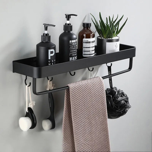 Support de <span class=keywords><strong>douche</strong></span> multifonction Organisateur de salle de bain <span class=keywords><strong>Rangement</strong></span> mural Étagères de <span class=keywords><strong>douche</strong></span> de salle de bain <span class=keywords><strong>sans</strong></span> perçage - Product Image 5