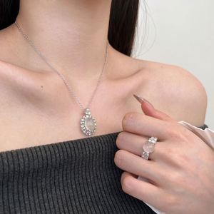 Dylam Exquisite Luxury Jewelry S925 Silver Eternity Band 5A Cubic Zirconia Synthetic Water Foam <b>Jade</b> Women Fine Fashion <b>Rings</b> - Product Image 2