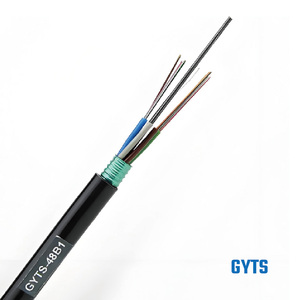 Vente directe usine – Câble à fibres optiques blindé GYTS/2-24 fibres, micro-câble <span class=keywords><strong>optique</strong></span> soufflé à l'air pour extérieur - Product Image 1