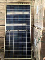 Modul PV Bifasial Efisiensi Tinggi Stok EU Jinko 575W 580W 585W 590W 595W 600W Panel Surya Half Cell Kaca Ganda