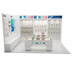 Nouveaux accessoires de téléphone portable en bois présentoir de magasin/conception de comptoir d'affichage pour la décoration de magasin de téléphone portable - Product Image 2