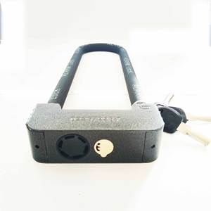 Cadenas intelligent avec alarme <span class=keywords><strong>pour</strong></span> moto, vélo électrique, antivol en U, grande <span class=keywords><strong>porte</strong></span> en verre - Verrou de sécurité haute performance avec alarme - Product Image 4