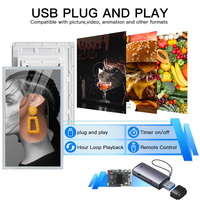 Écran d'affichage numérique LCD tactile capacitif mural intérieur/extérieur 32-65 pouces avec anti-reflet