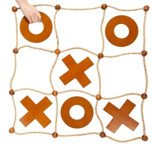 Giardino Yard Giochi all'aperto Giocattoli Educativi Gigante di Legno Tic Tac Toe per la Famiglia - Product Image 1