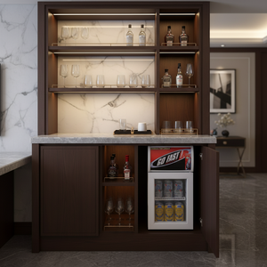 Özel toptan 50L tezgah içecek küçük ekran buzdolabı bira buzdolabı iş için <span class=keywords><strong>mini</strong></span> bar soğutucu dondurucu - Product Image 5