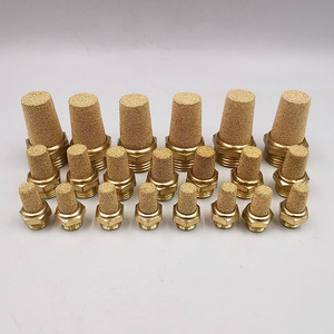 Filtro Silenziatore Pneumatico Sinterizzato in Polvere di Rame Bronzo Serie BSL-A a Forma Conica - Product Image 3